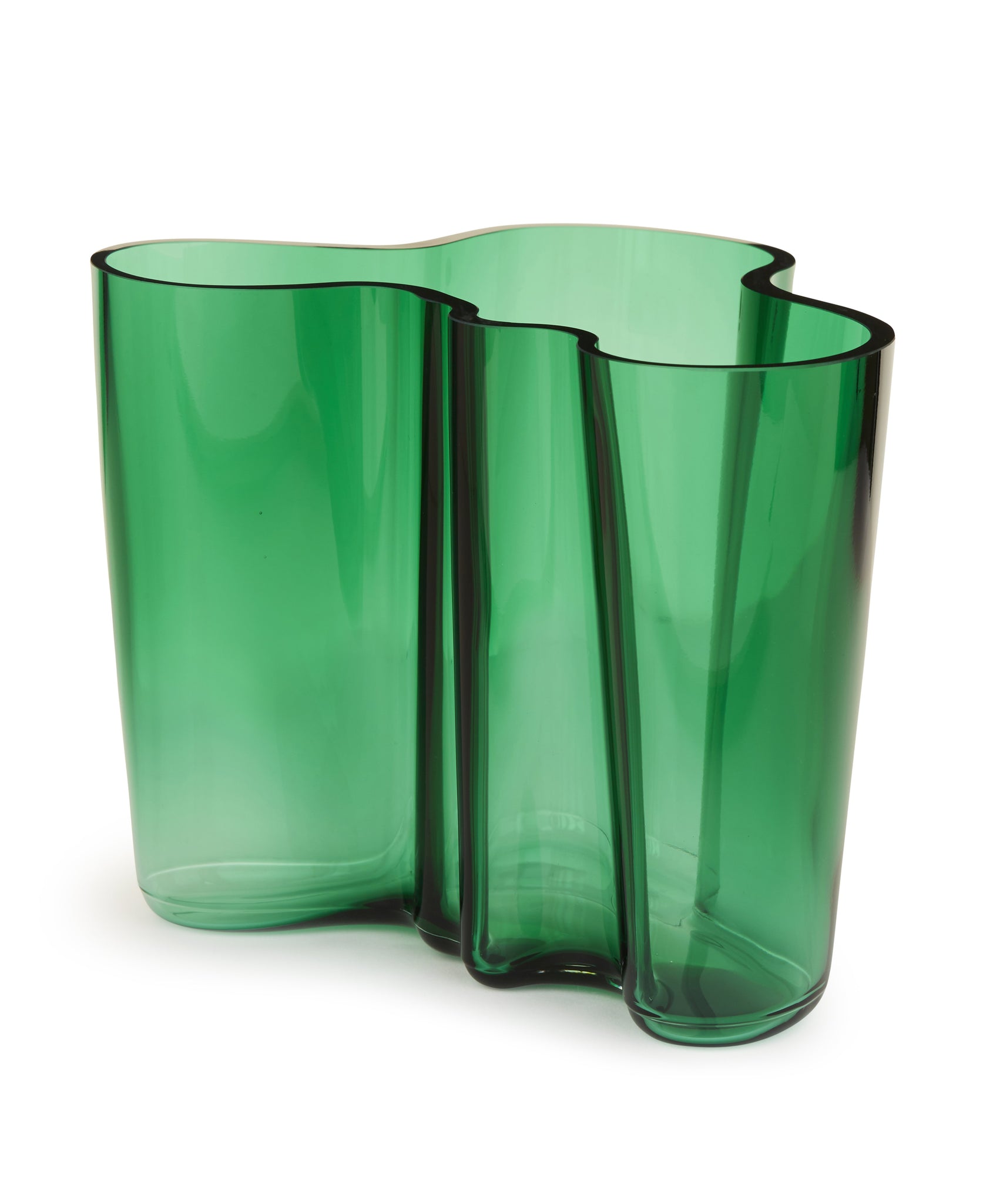 Alvar Alto Vase 160mm (Emerald) by Iittala
