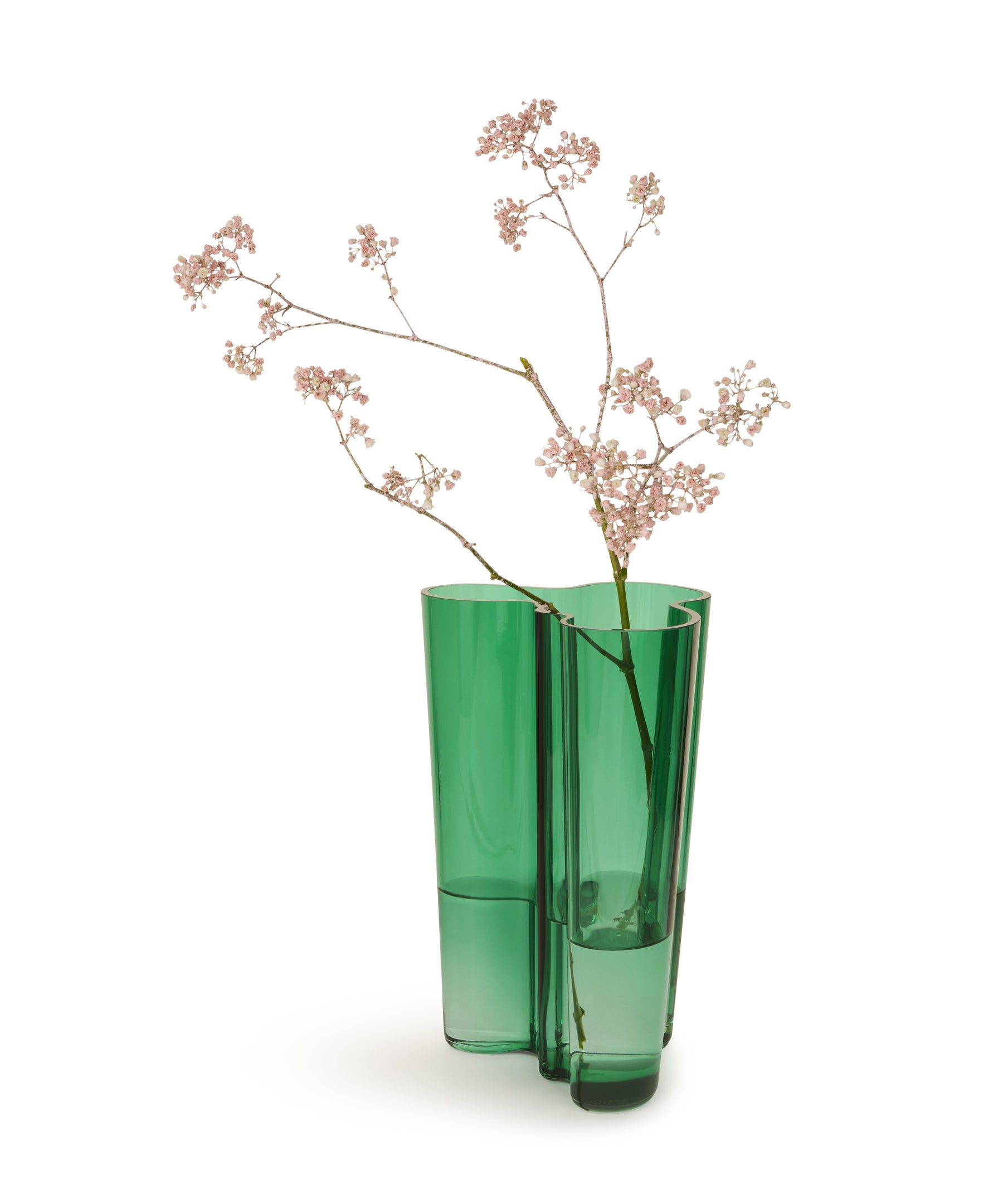 Alvar Alto Vase 251mm (Emerald) by Iittala