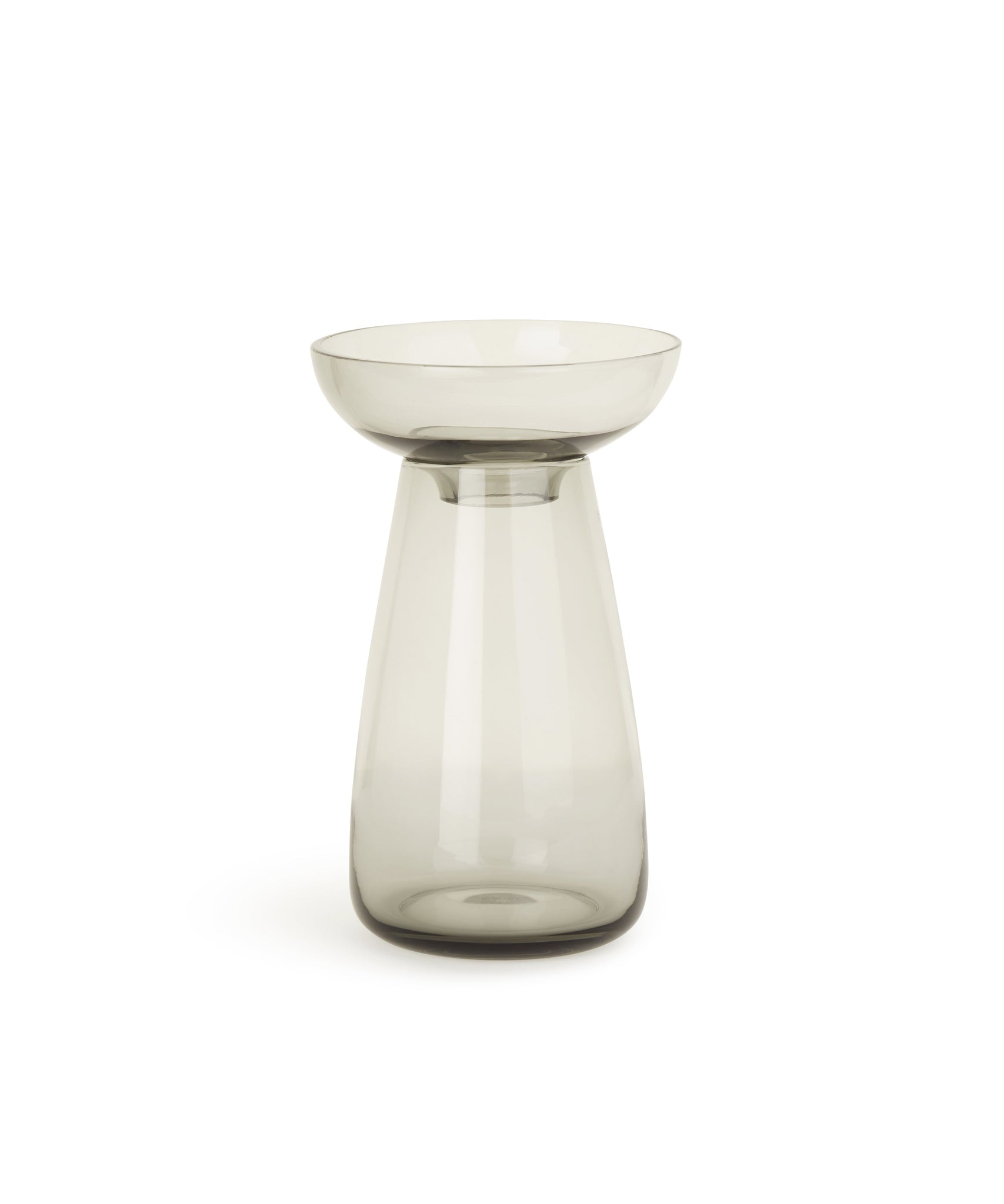 Aqua Culture Vase 130mm (Grey) by Kinto