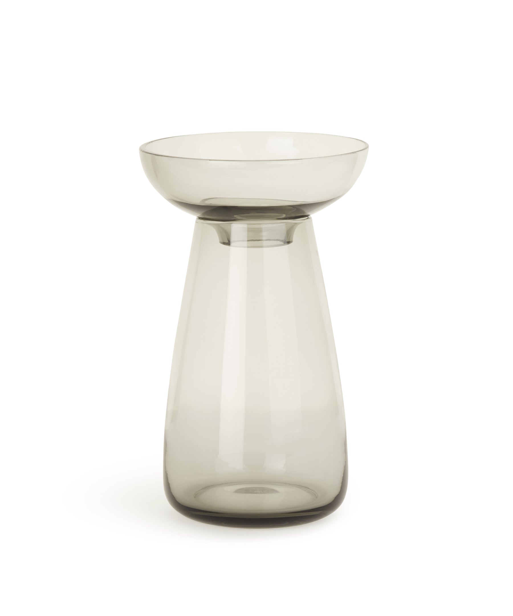Aqua Culture Vase 190mm (Grey) by Kinto