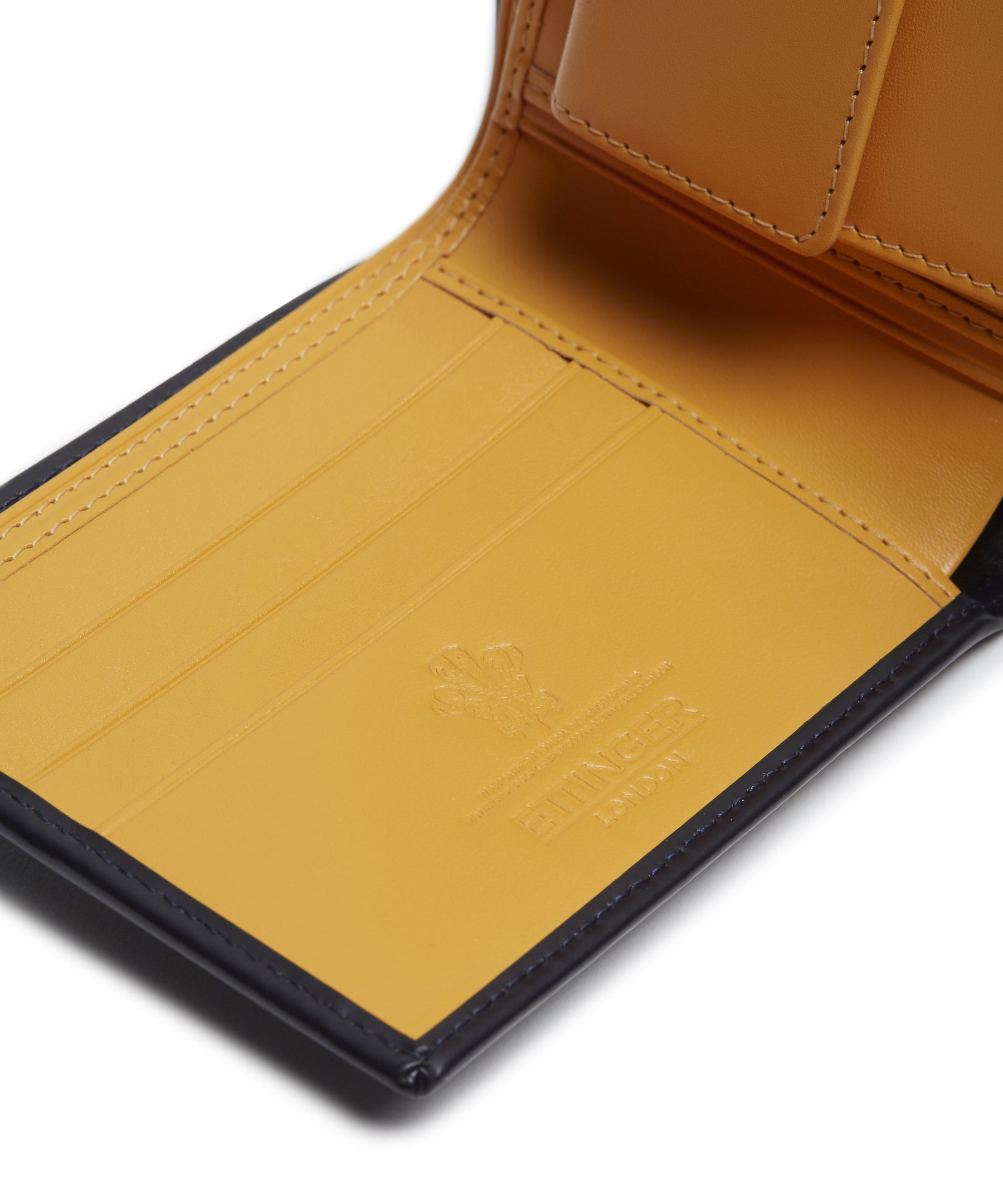 Bridle Hide Billfold Wallet w 3c/c & Coin Purse (Black) by Ettinger