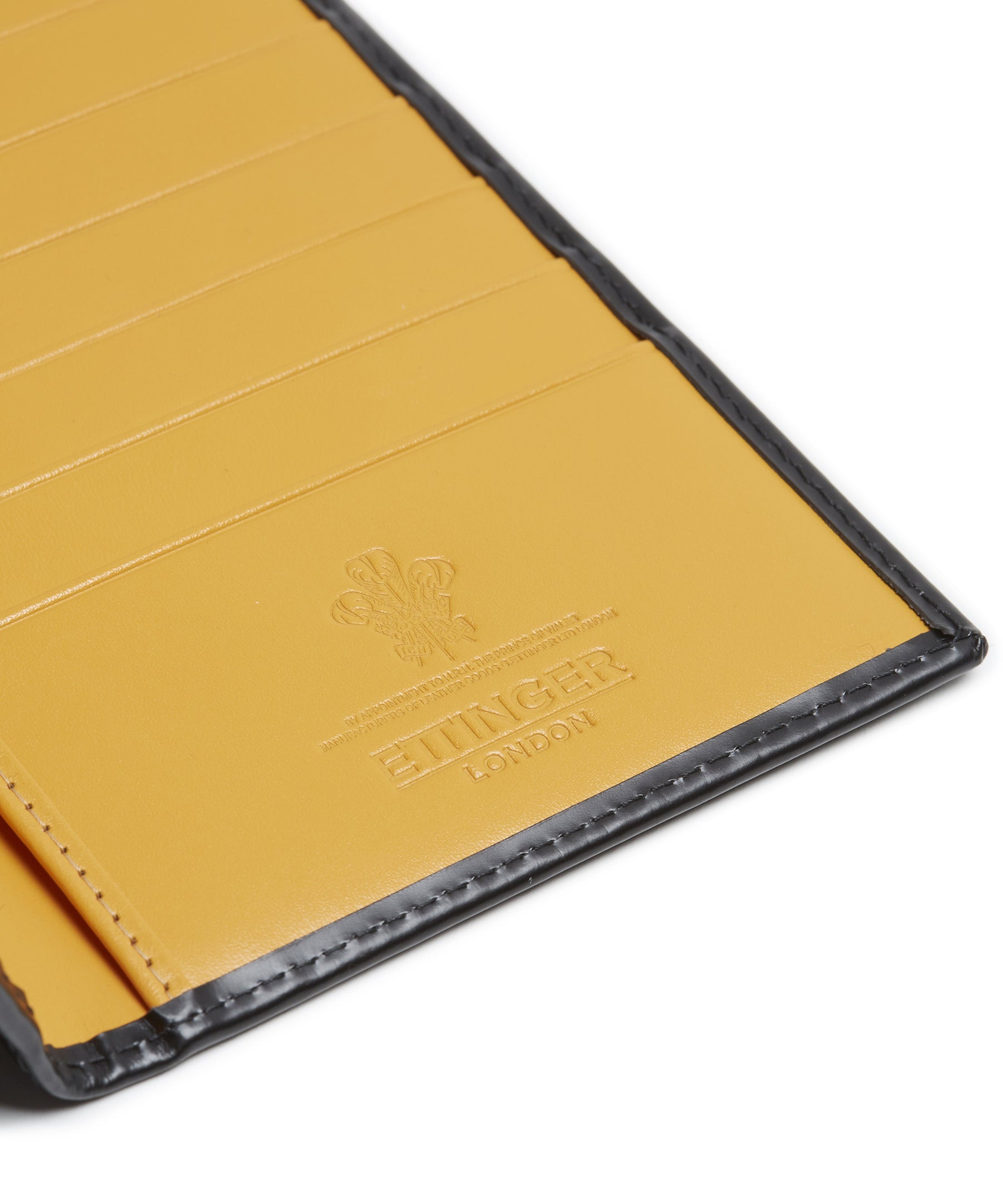 Bridle Hide Coat Wallet 8c/c (Black) by Ettinger