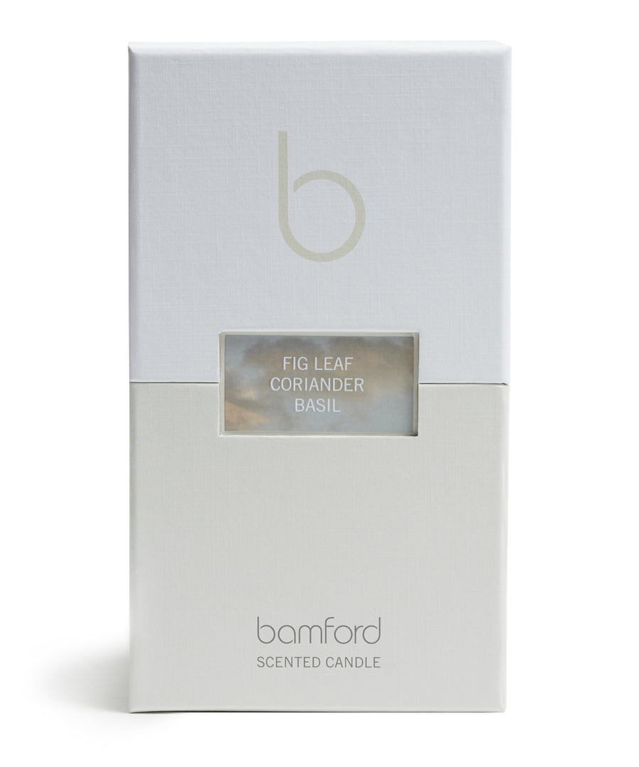Fig Leaf Coriander & Basil Candle by Bamford