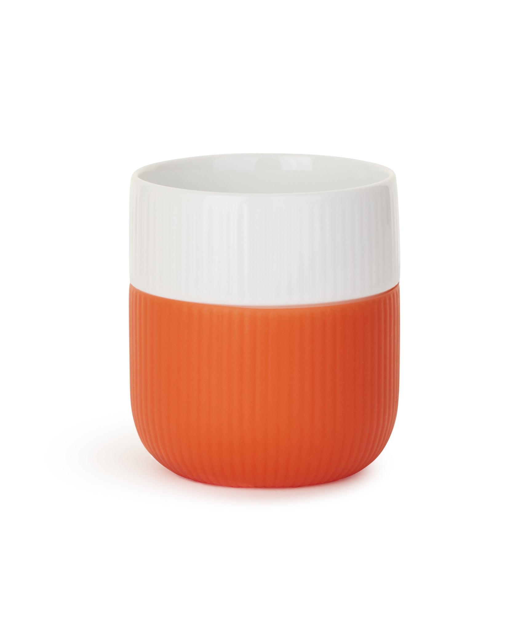 Fluted Contrast Mug (Poppy)by Royal Copenhagen