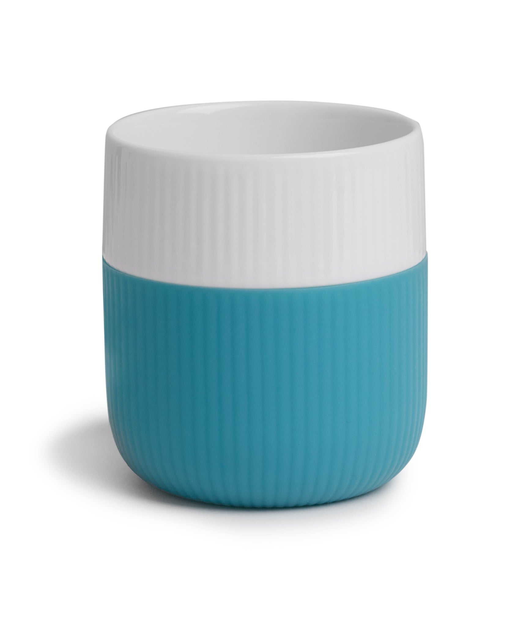 Fluted Contrast Mug (Turquoise) by Royal Copenhagen