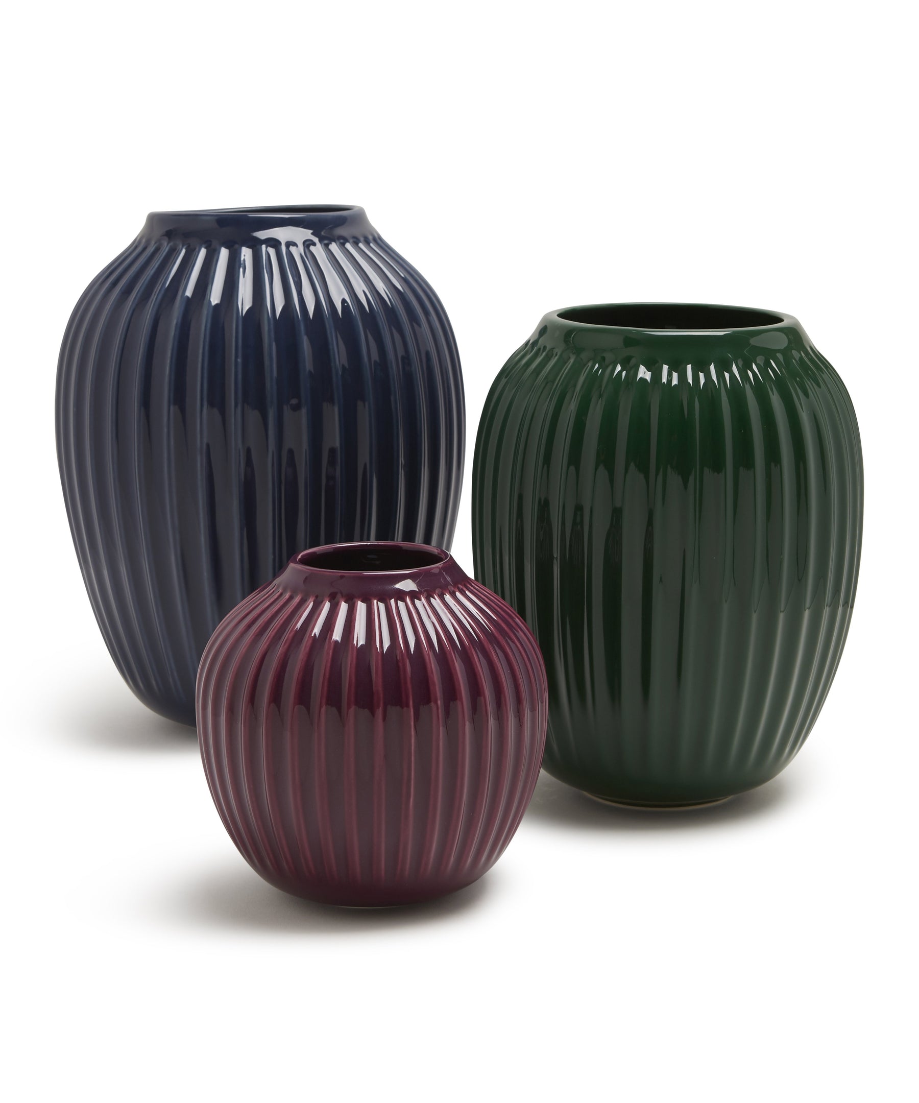 Hammershøi Vase 250mm (Indigo) by Kähler