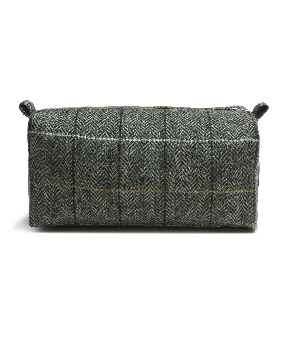 Large Harris Tweed Wash Bag (Town) by D.R.Harris
