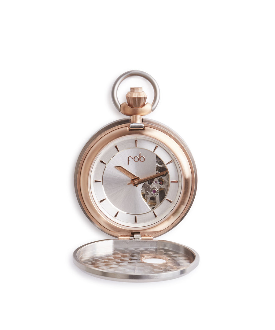 Legacy Fob Watch R40 S Pink Gold (Small) by Fob Paris