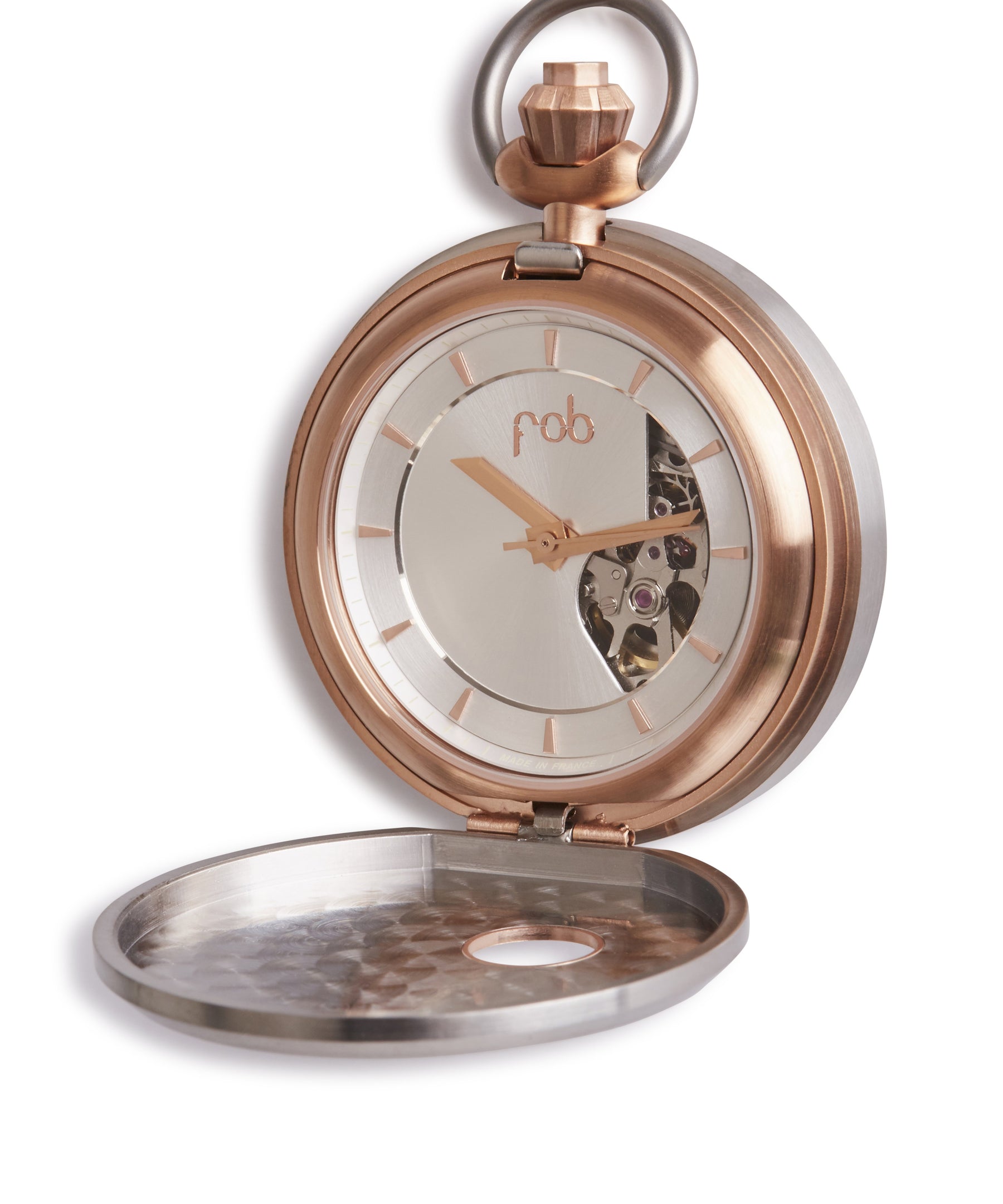 Legacy Fob Watch R40 S Pink Gold (Small) by Fob Paris
