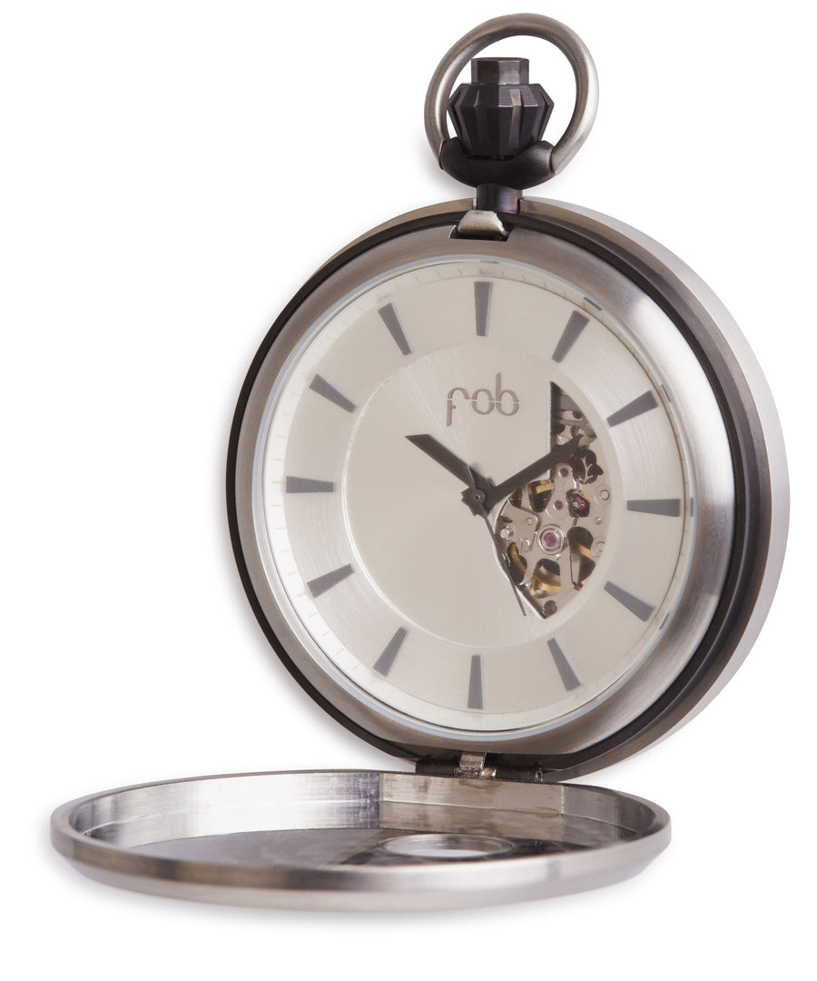 Legacy Fob Watch R50 Silver by Fob Paris