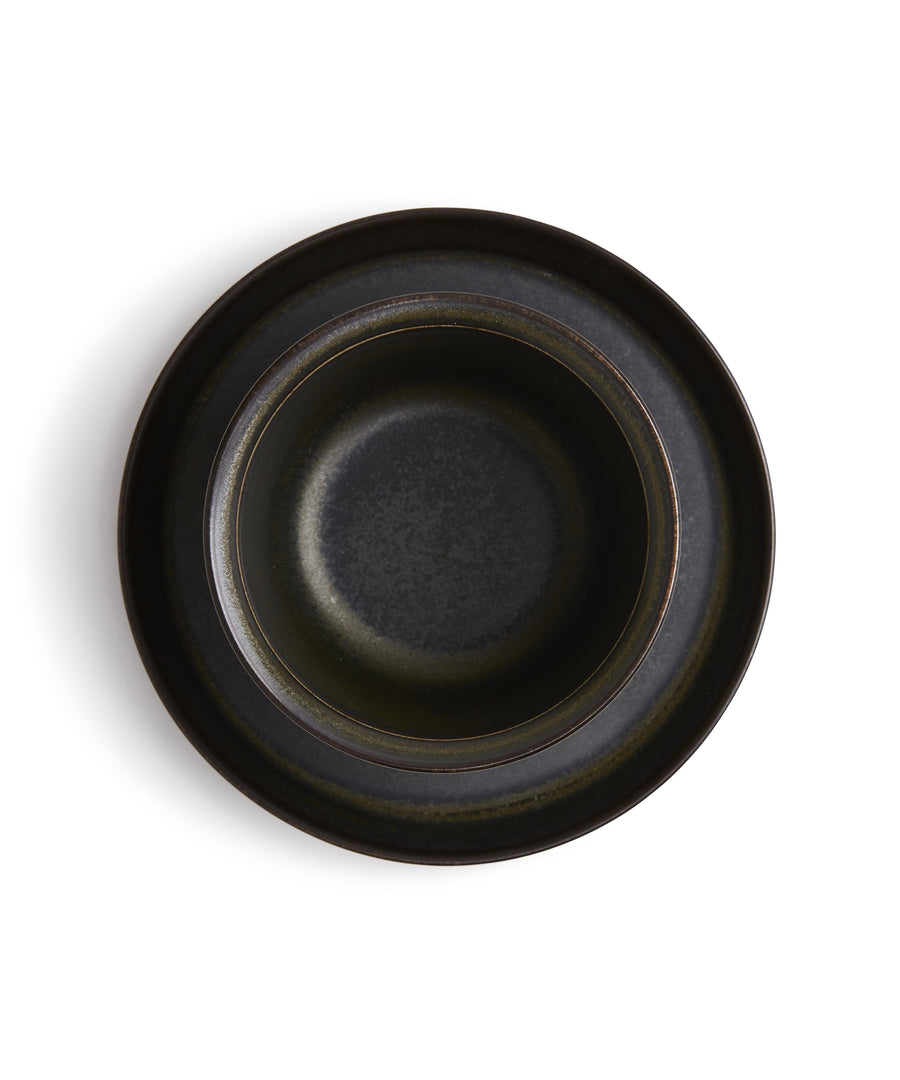LT Cup & Saucer 160ml (Black) by Kinto