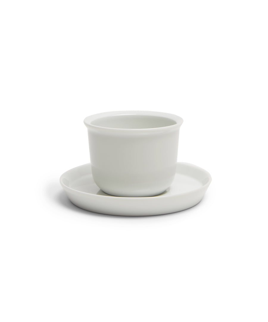 LT Cup & Saucer 160ml (White) by Kinto