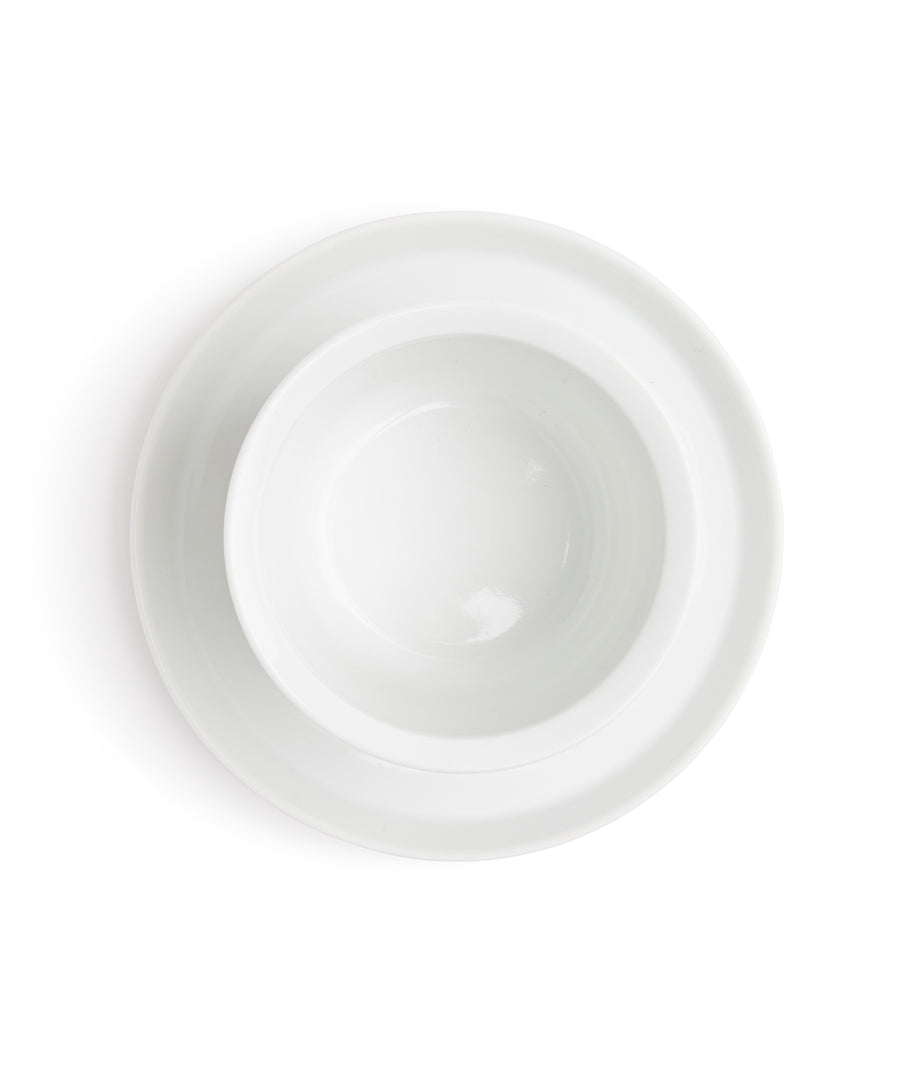 LT Cup & Saucer 160ml (White) by Kinto