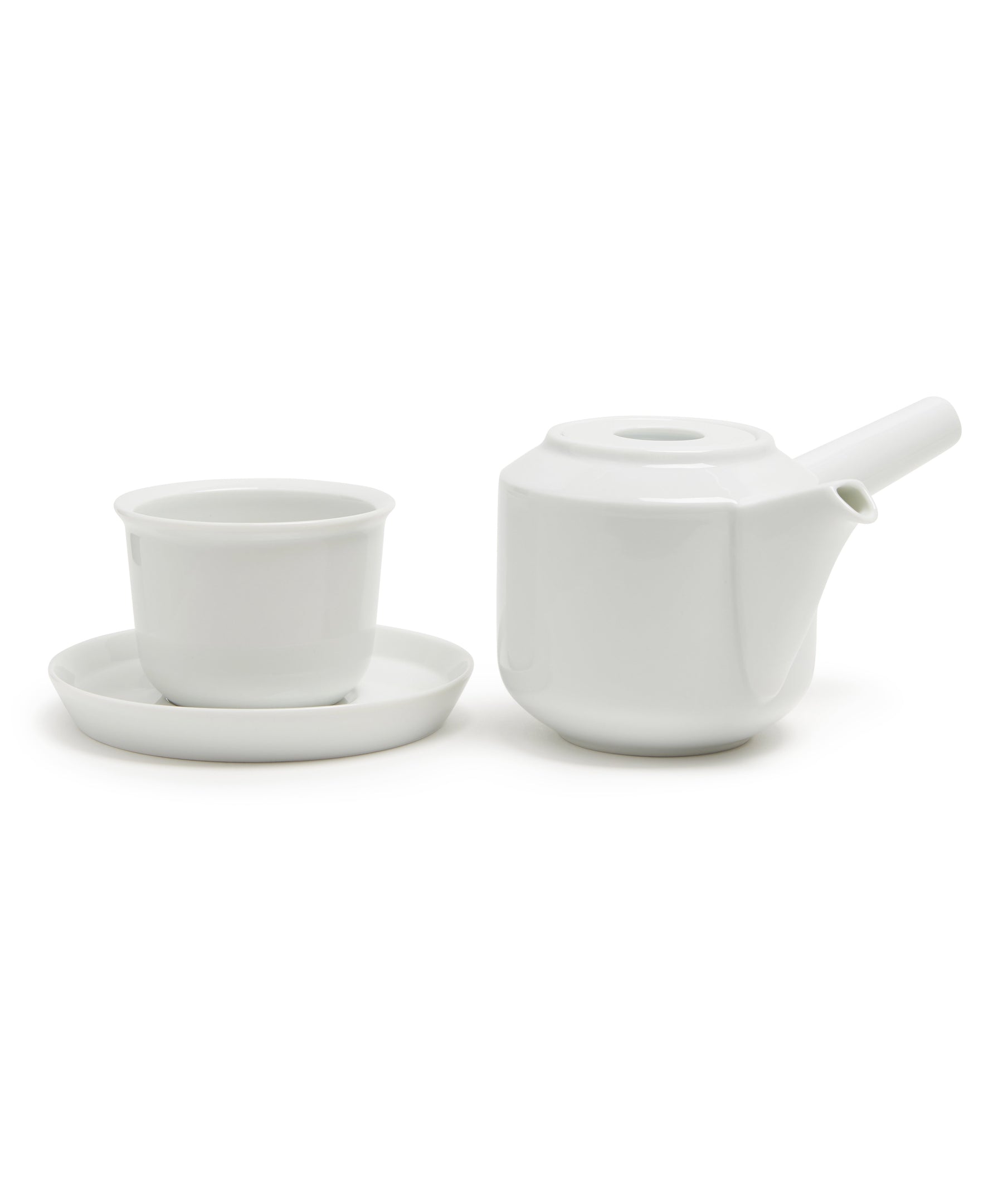 LT Kyusu Teapot 300ml (White) by Kinto