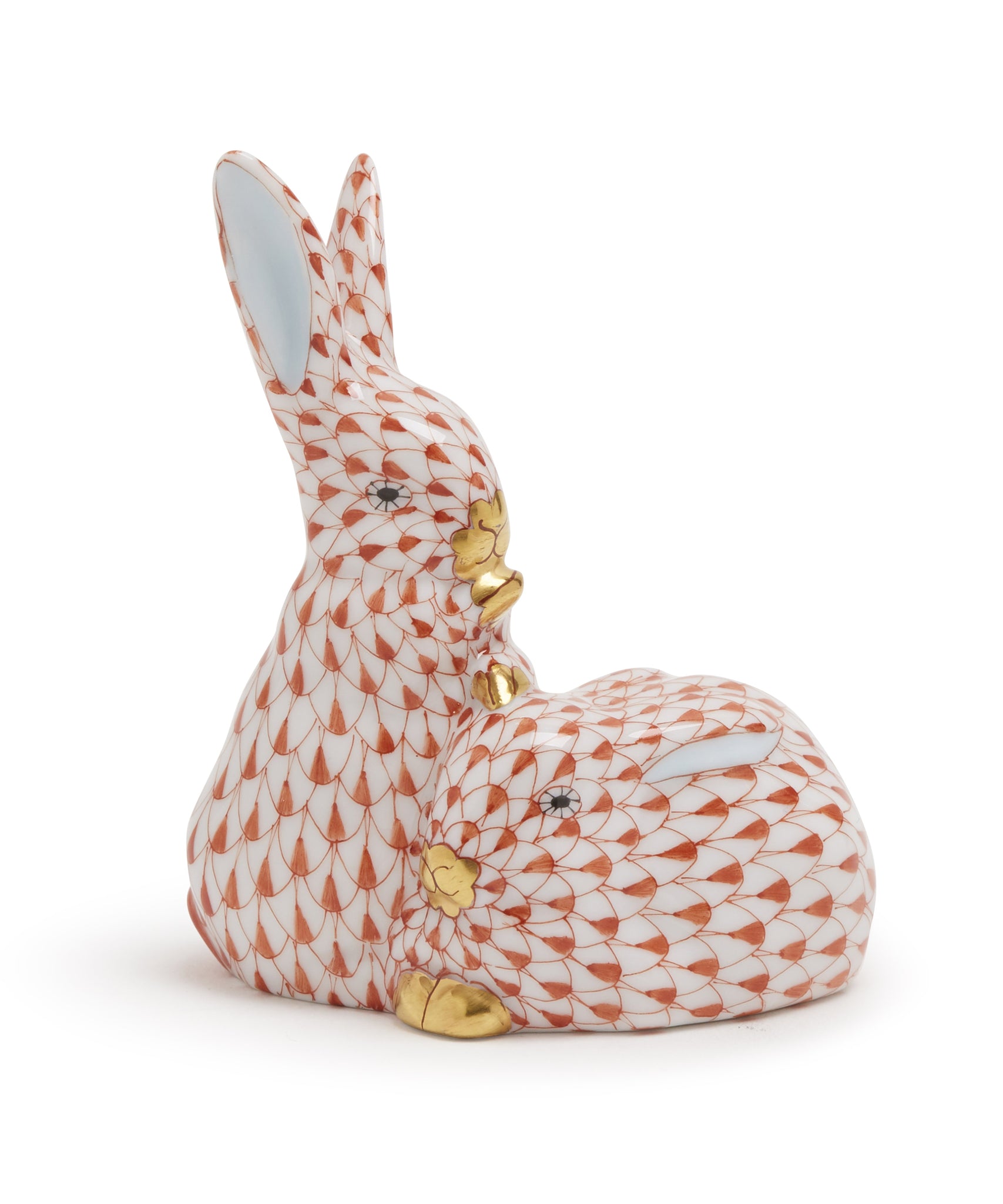 Pair of Rabbits Figurine by Herend
