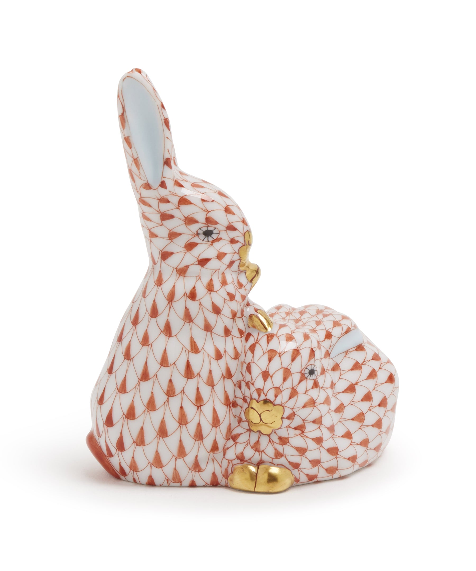 Pair of Rabbits Figurine by Herend