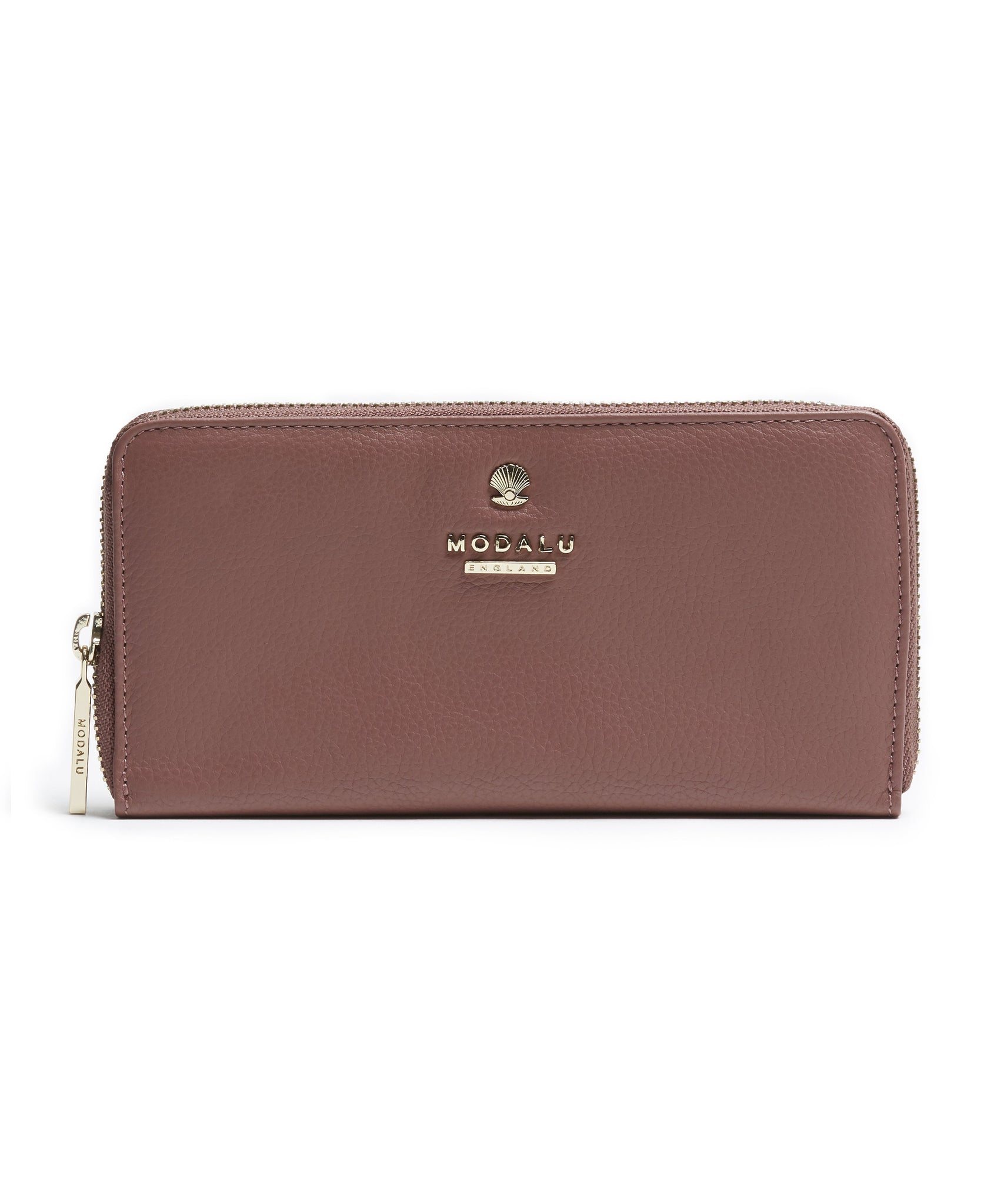Pippa Zip Around Purse (Mauve Pink) by Modalu
