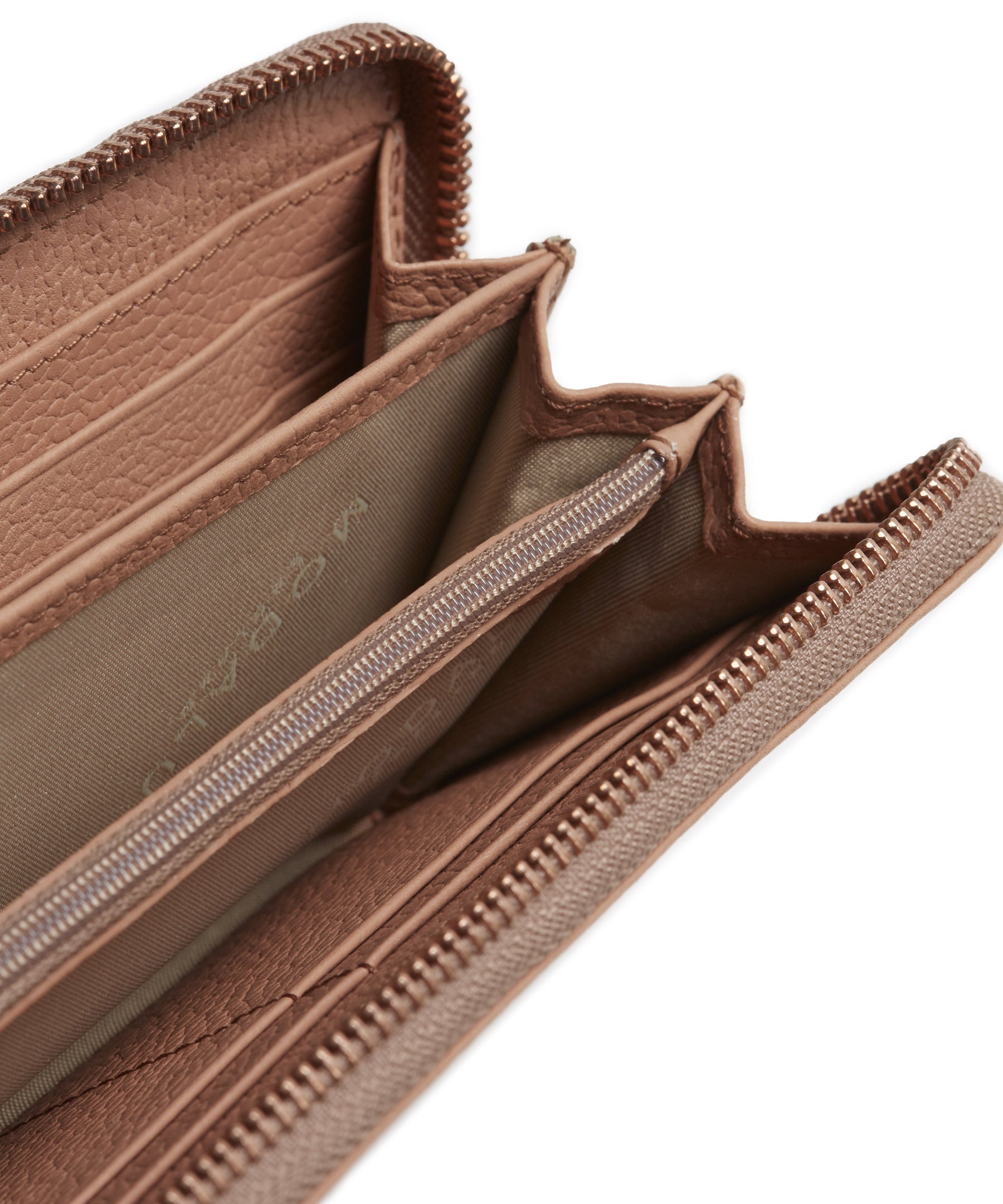 Pippa Zip Around Purse (Mauve Pink) by Modalu