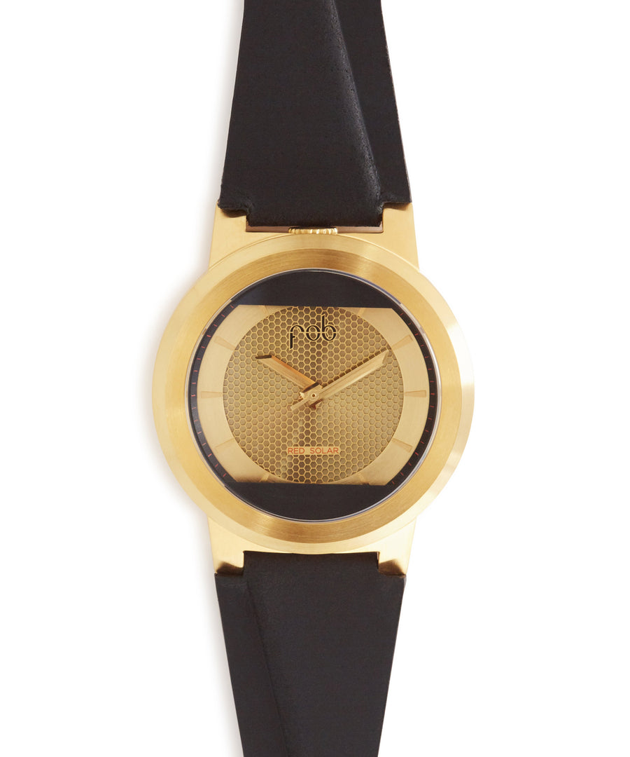 Red Solar Gold Leather Edition by Fob Paris