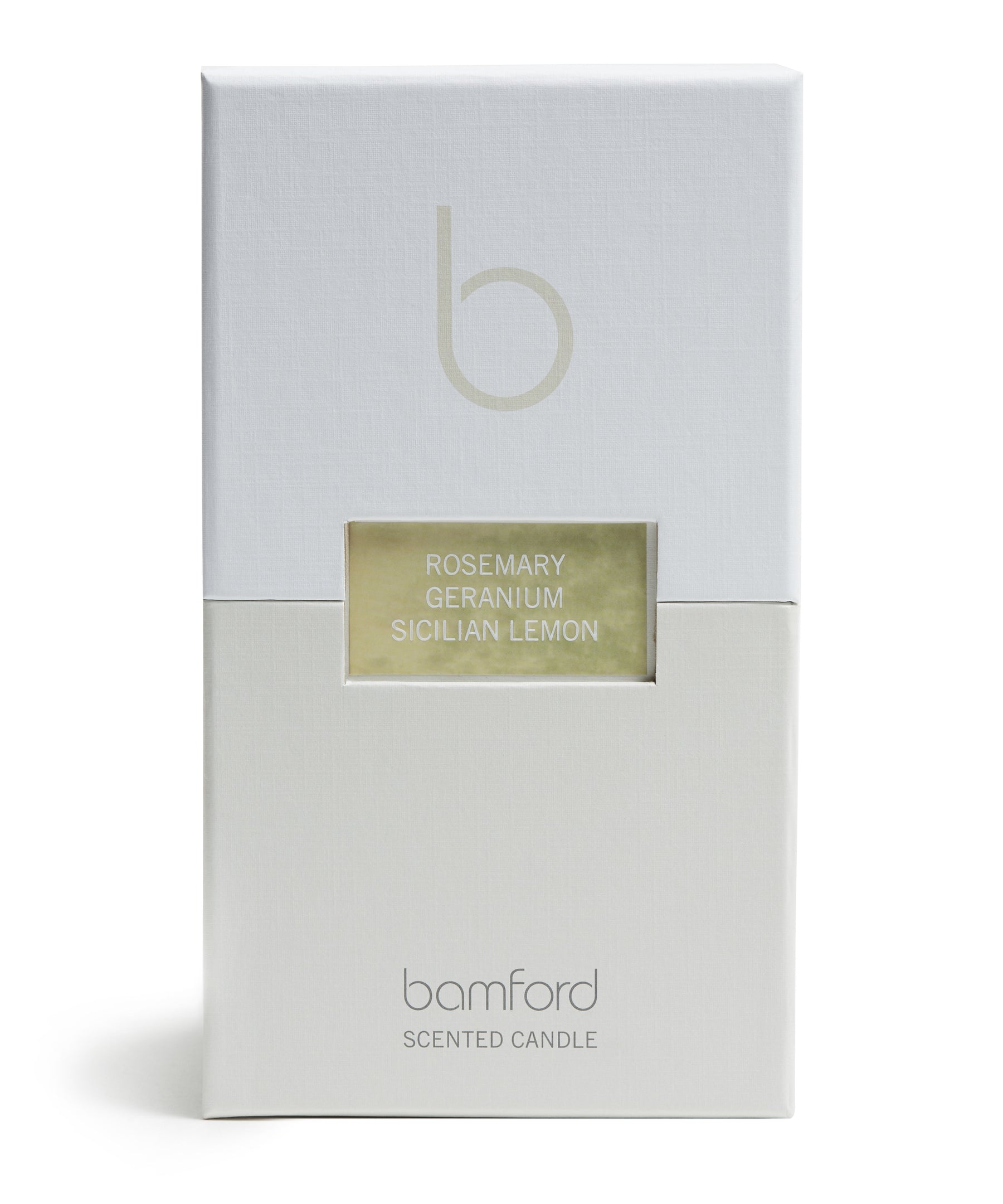 Rosemary Geranium & Sicilian Lemon Candle by Bamford