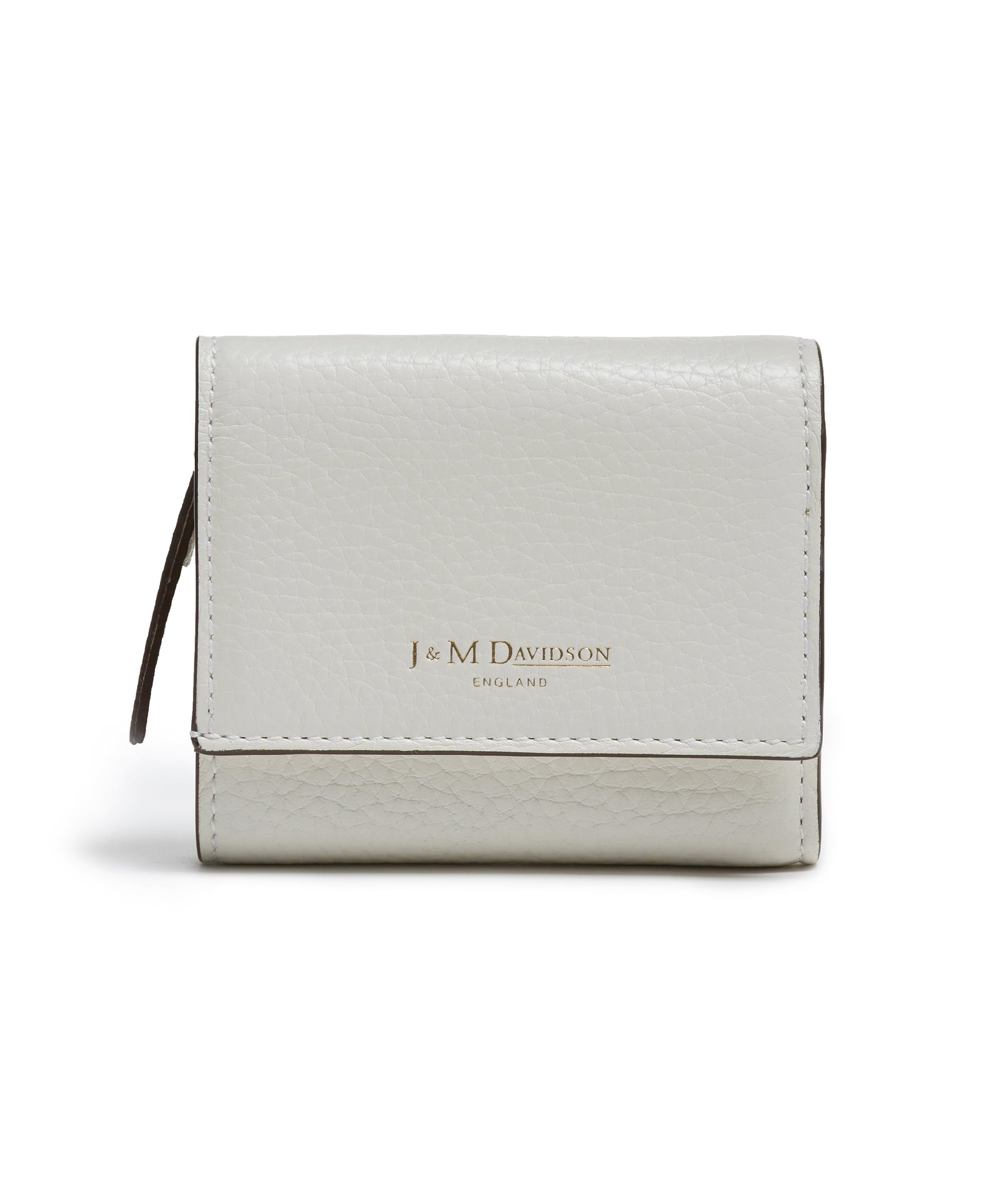 Two Fold Wallet (New White) by J&M Davidson