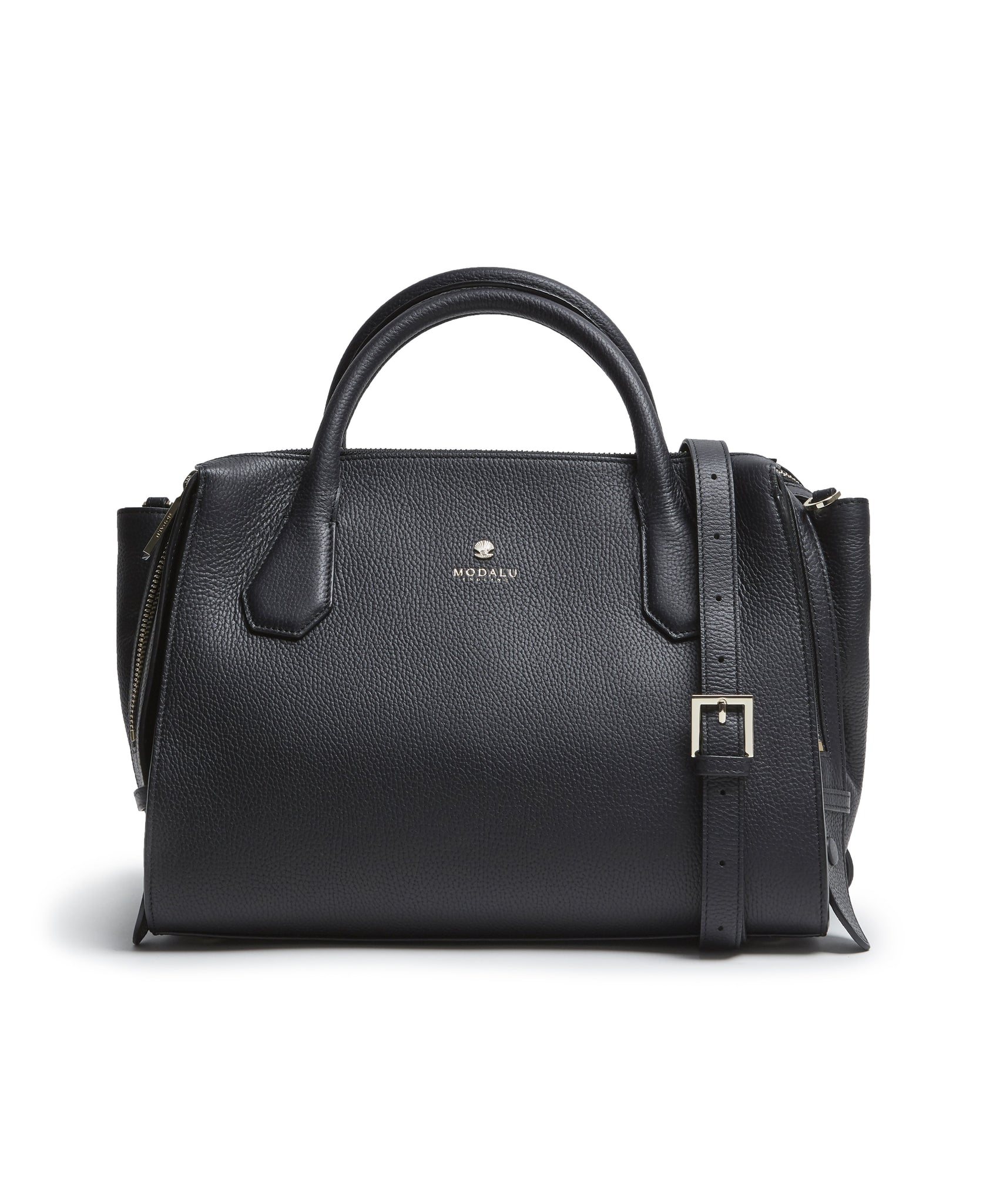 Willow Triple Comp Grab Bag (Black) by Modalu