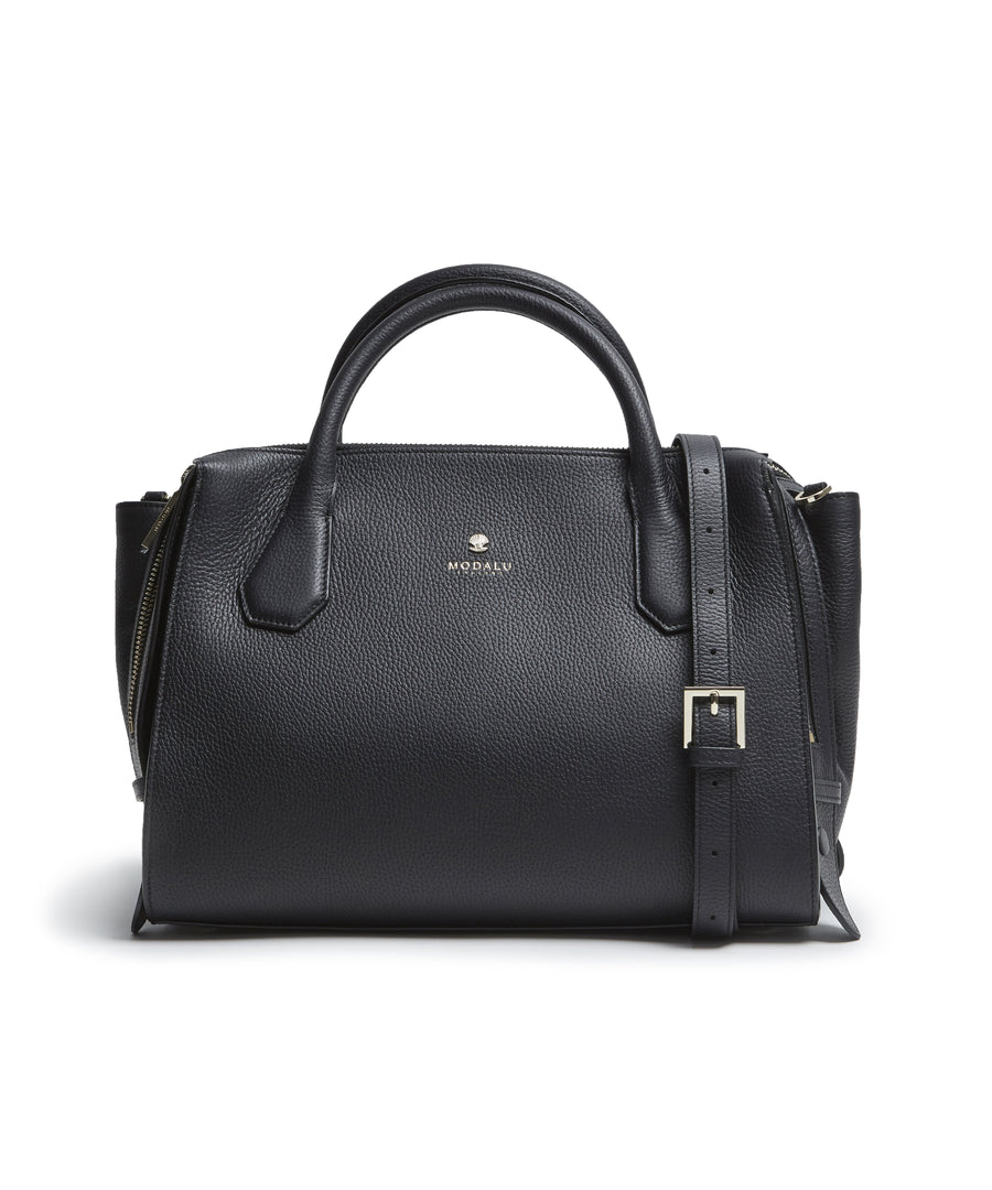 Willow Triple Comp Grab Bag (Black) by Modalu